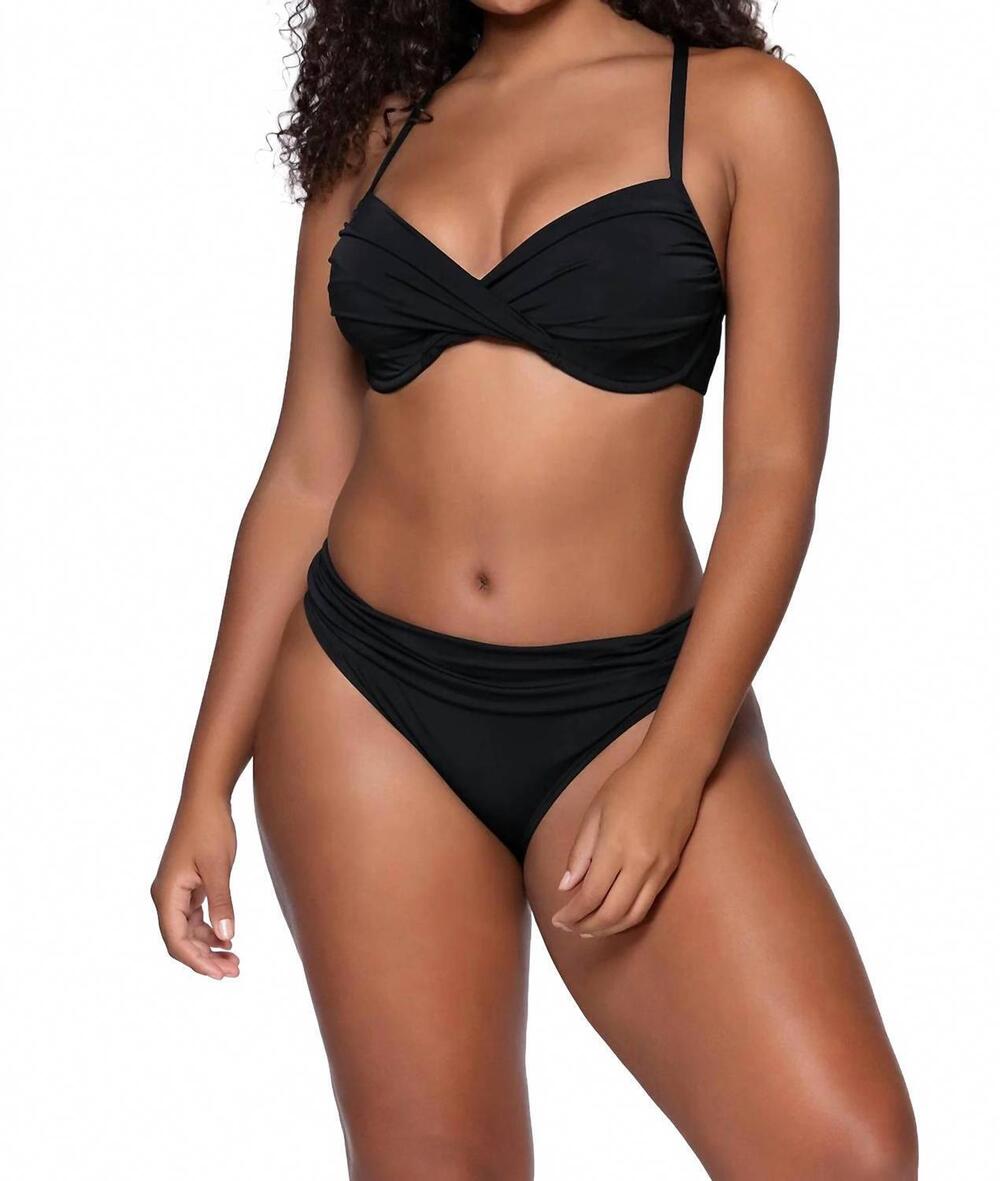 NEW SUNSETS INC. unforgettable bikini bottom in black